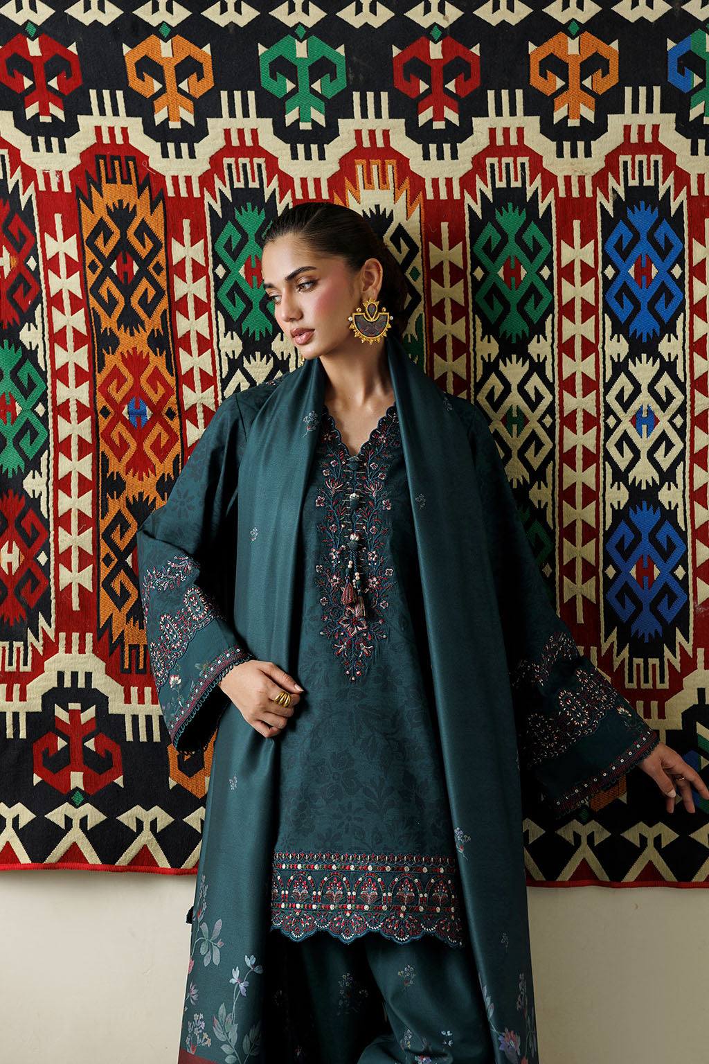 Iznik - Ipf-21 Printed Viscose Linen