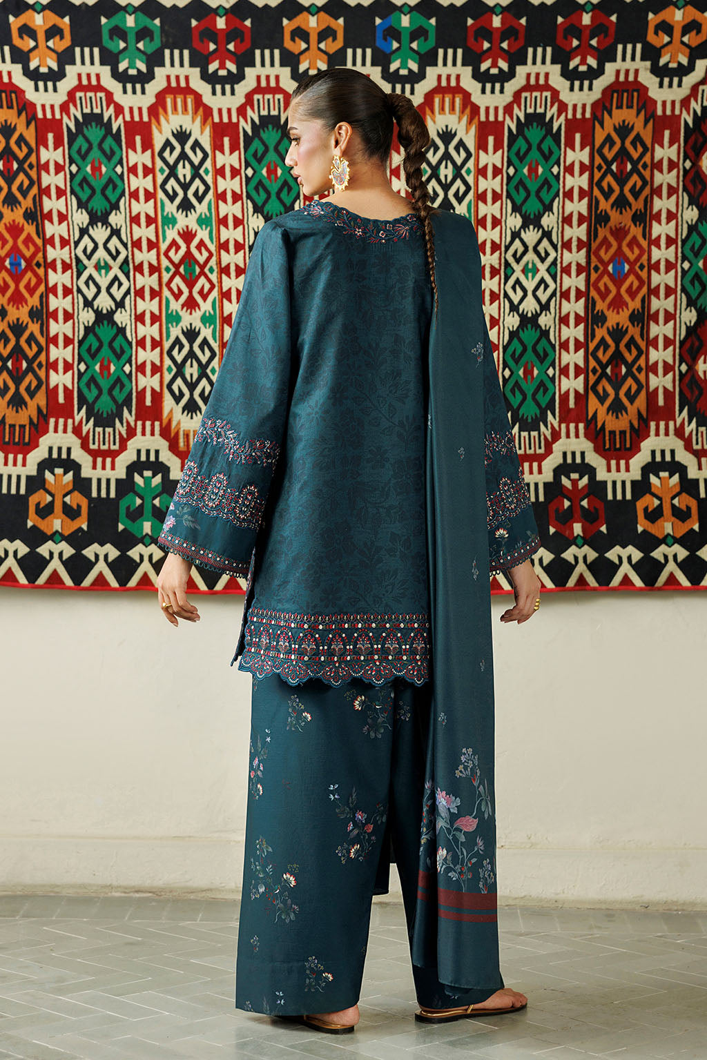 Iznik - Ipf-21 Printed Viscose Linen