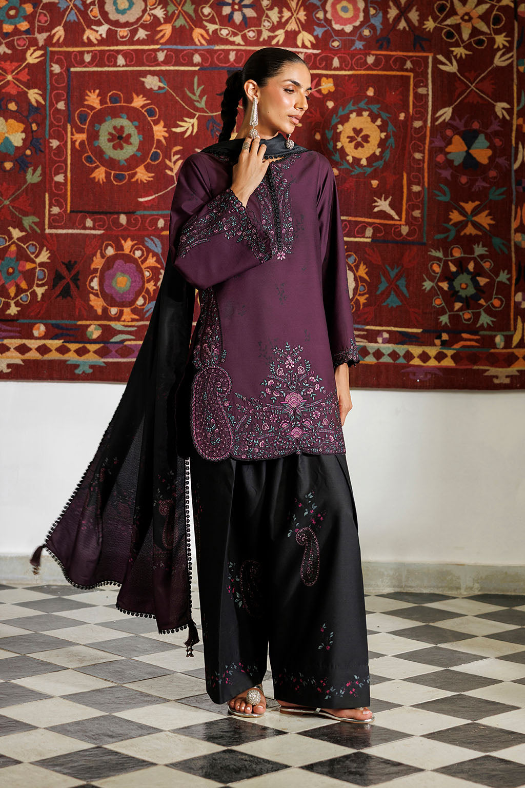 Iznik - Ipf-22 Printed Viscose Linen