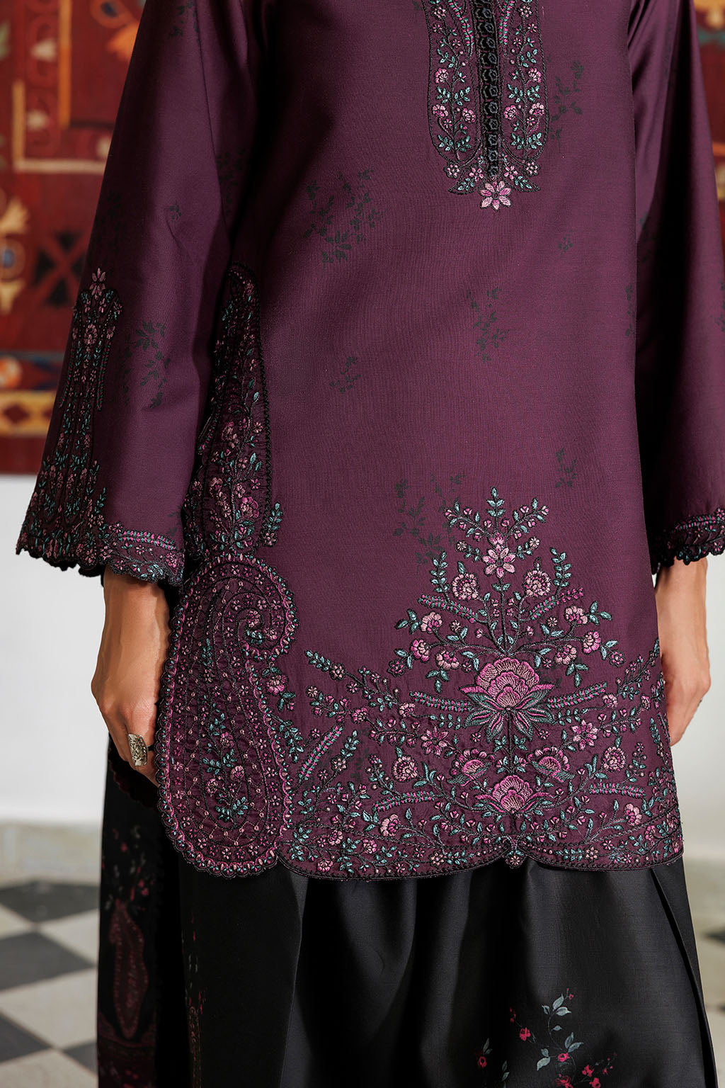 Iznik - Ipf-22 Printed Viscose Linen