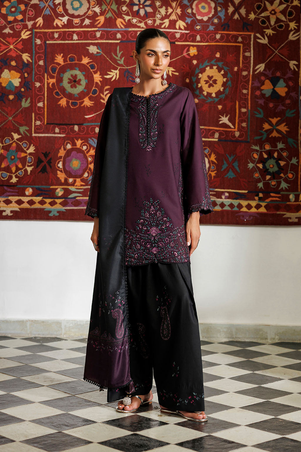 Iznik - Ipf-22 Printed Viscose Linen