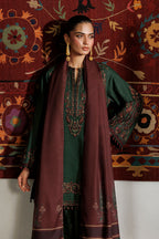 Iznik - Ipf-32  Embroidered Printed Viscose Linen