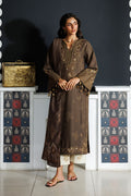 Iznik - Ipf-25 Embroidered Printed Viscose Linen