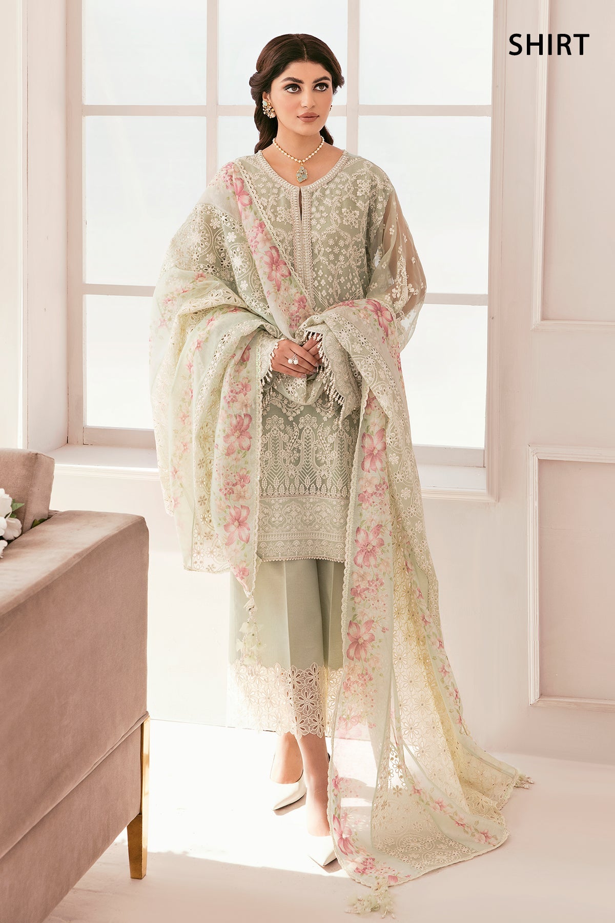 Baroque - Embroidered Chiffon Ch11-01 Unstitched