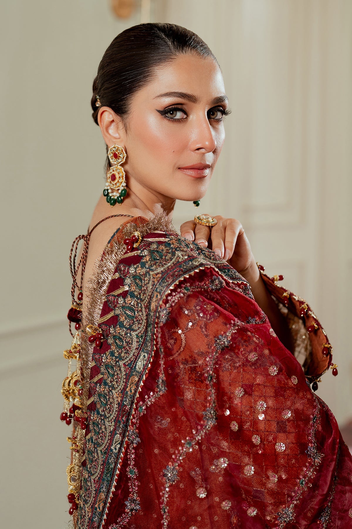 Baroque - Embroidered Net Ch13-01 Stitched