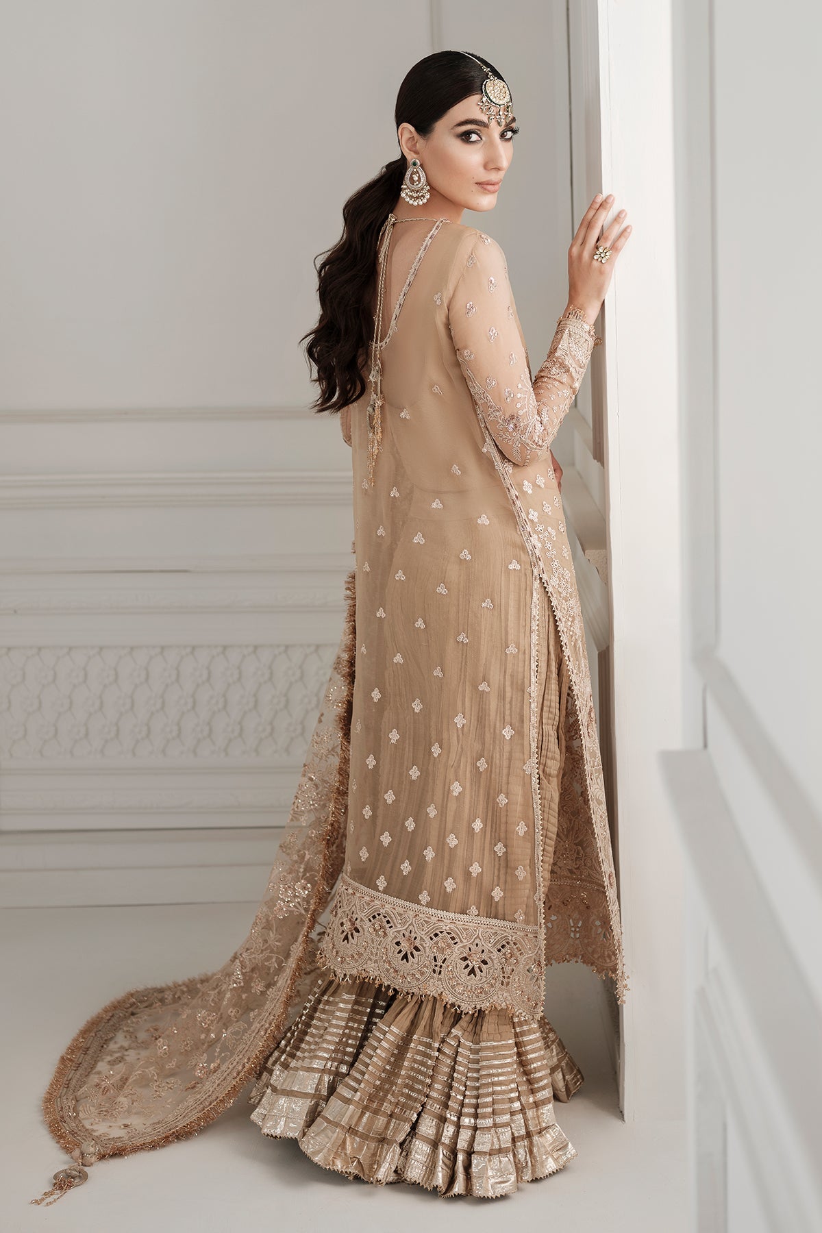 Baroque - Embroidered Chiffon Ch10-04 Stitched