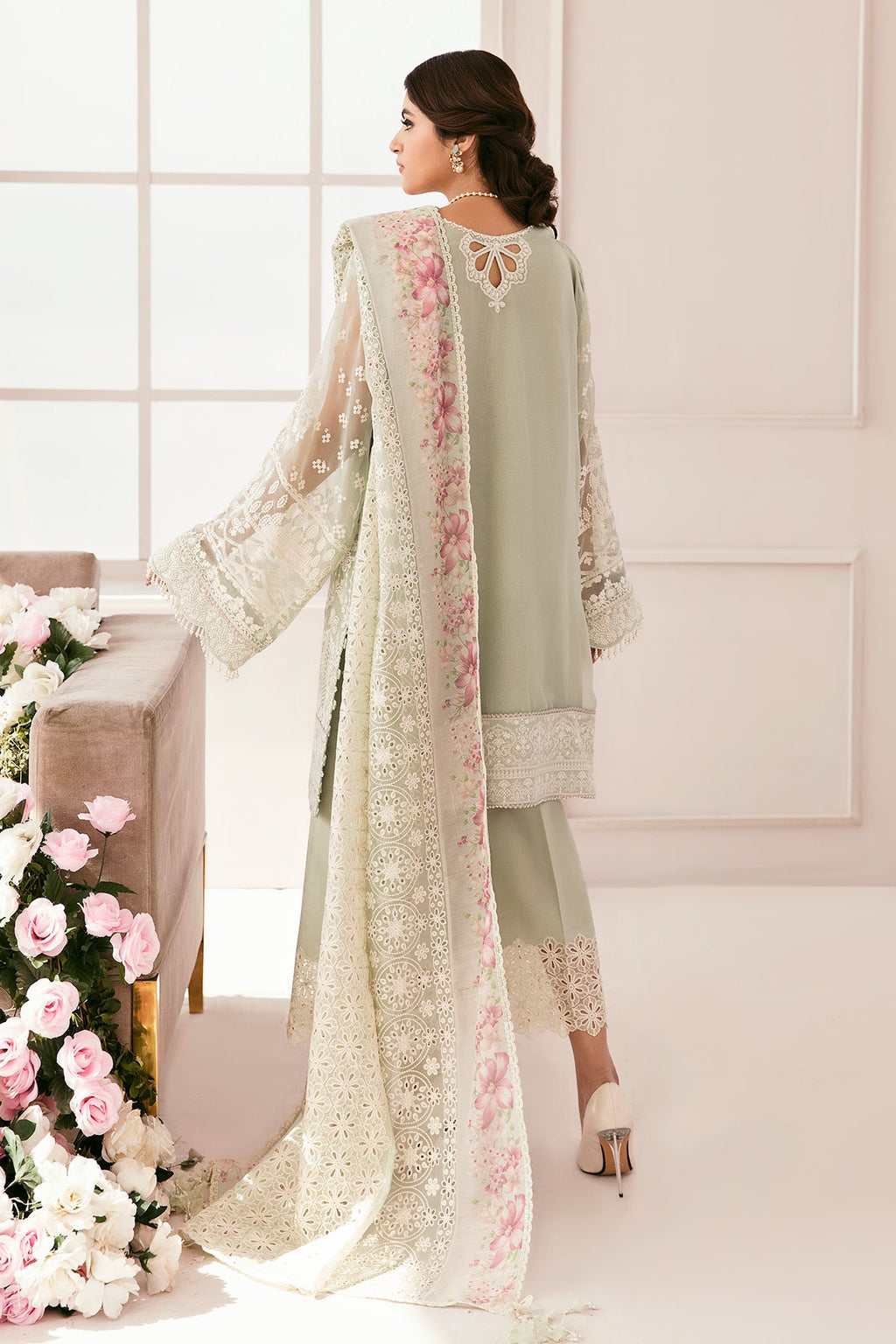 Baroque - Embroidered Chiffon Ch11-01 Unstitched
