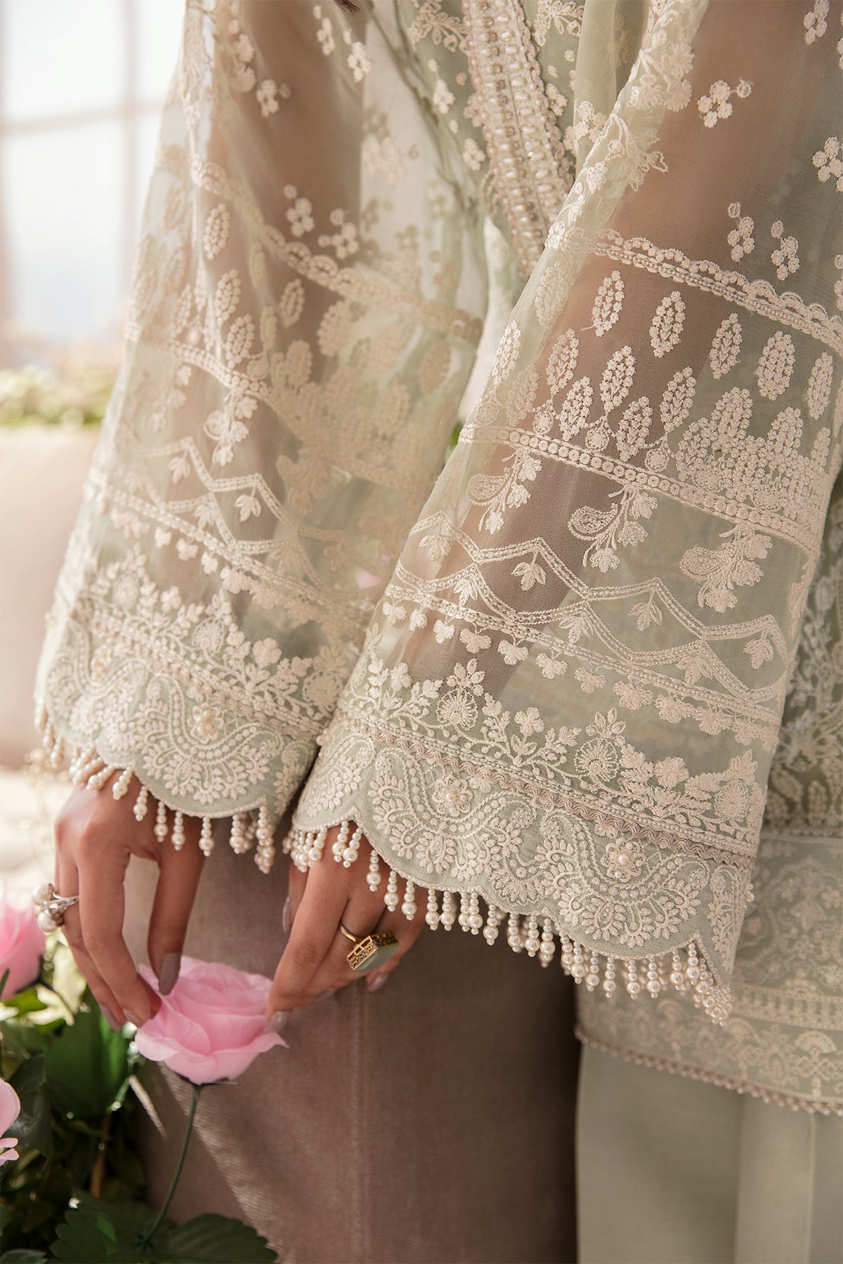 Baroque - Embroidered Chiffon Ch11-01 Unstitched