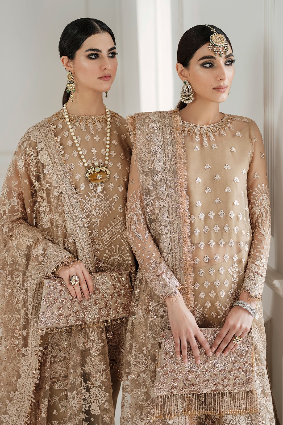 Baroque - Embroidered Chiffon Ch10-04 Stitched