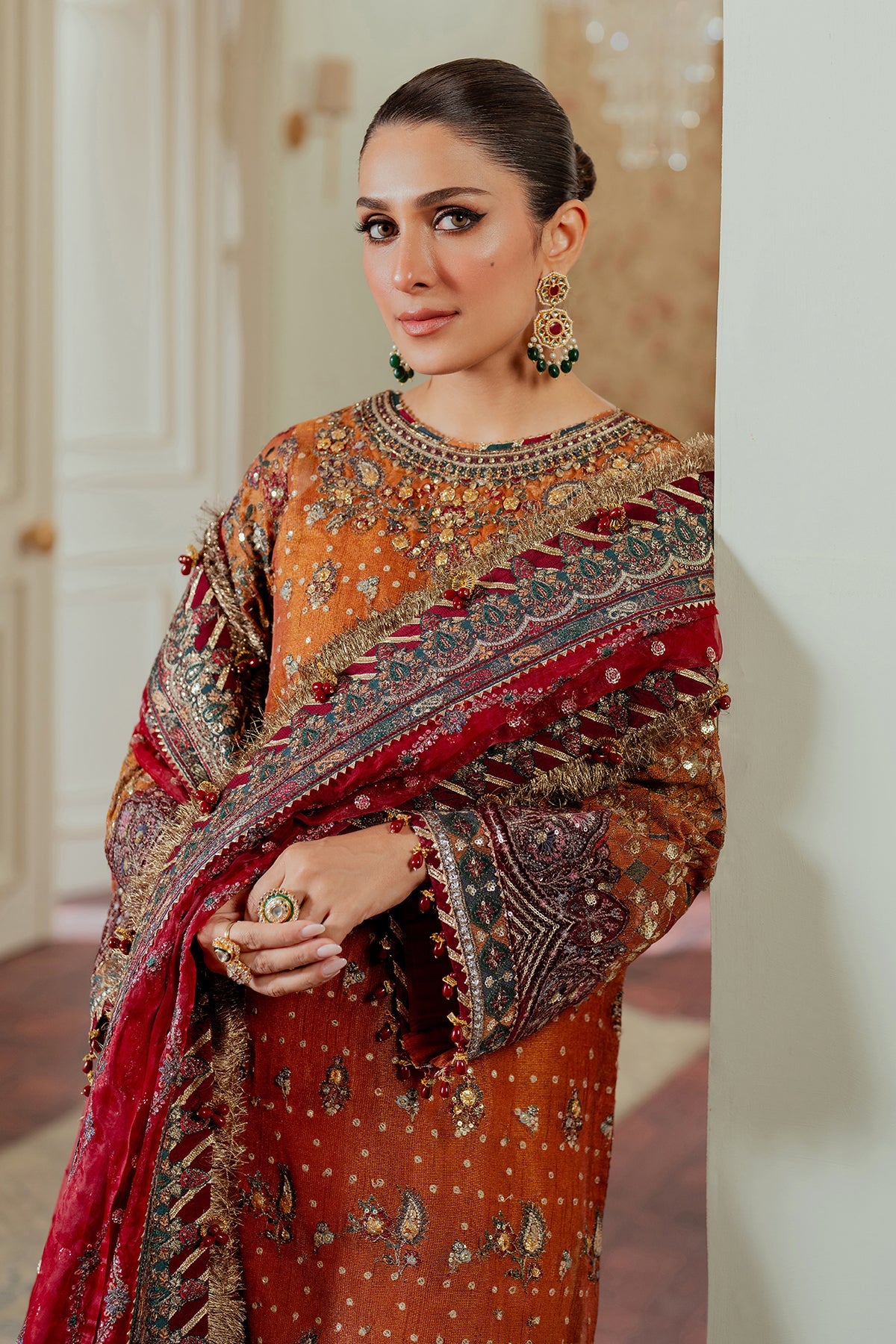 Baroque - Embroidered Net Ch13-01 Unstitched