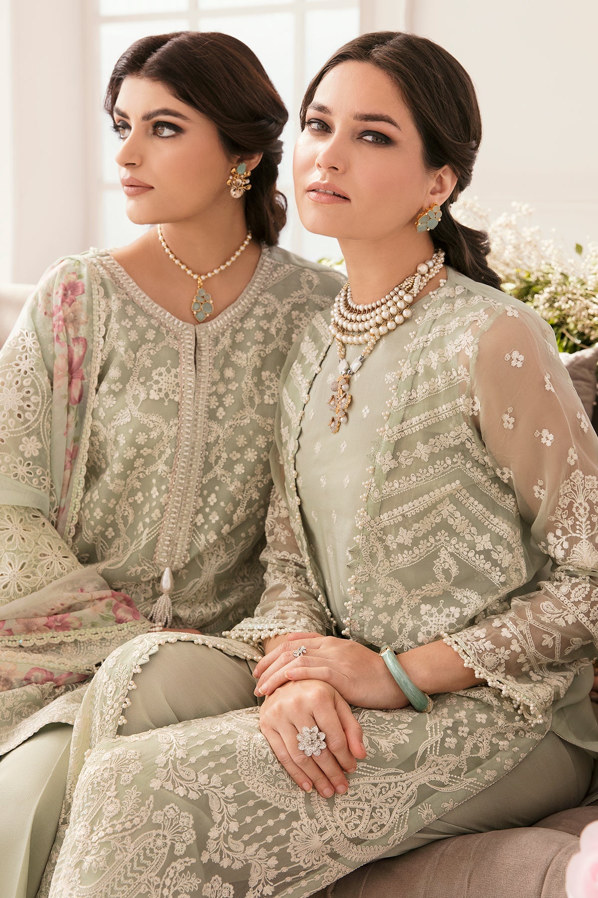 Baroque - Embroidered Chiffon Ch11-01 Unstitched