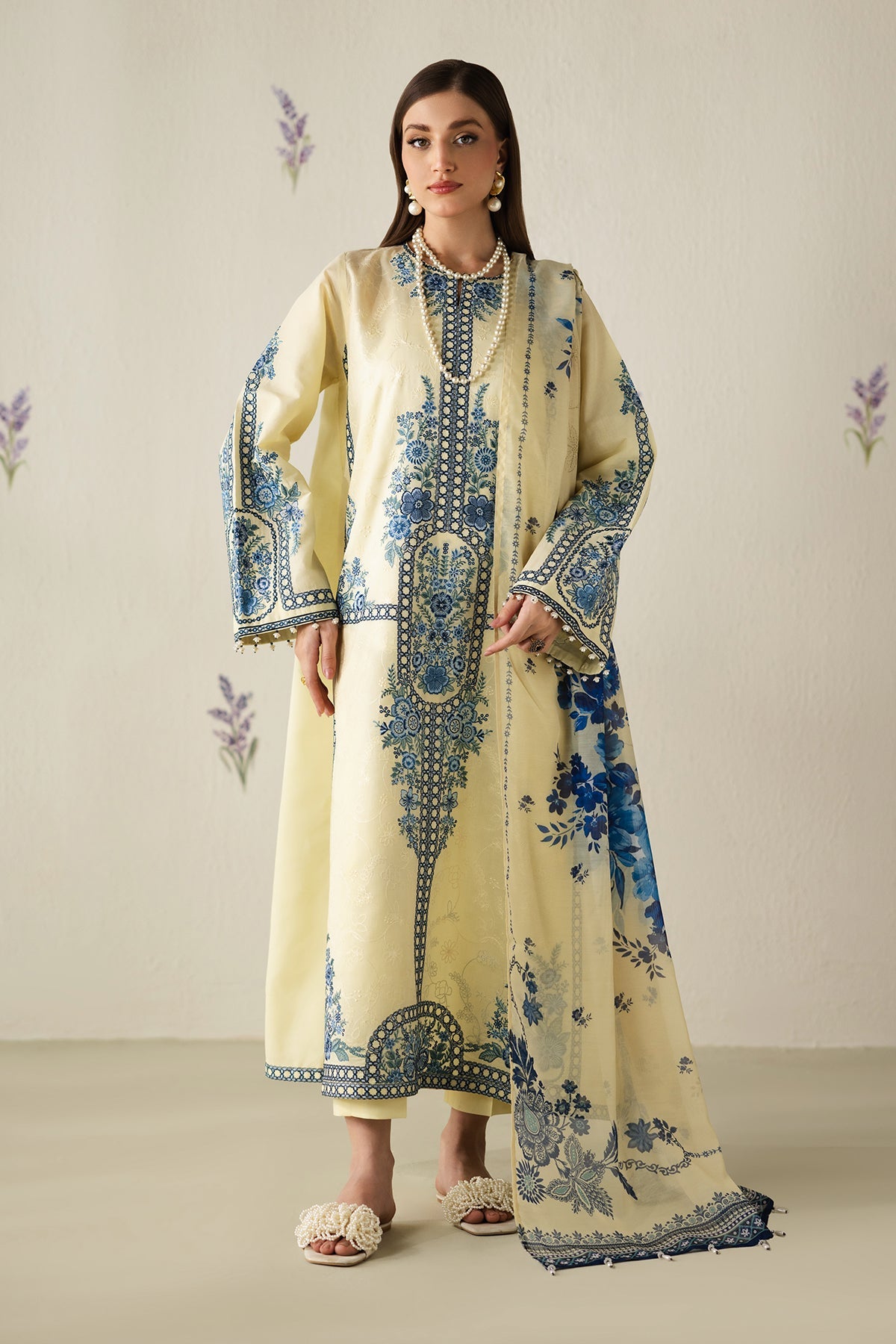 Baroque - Embroidered Lawn UF-4432