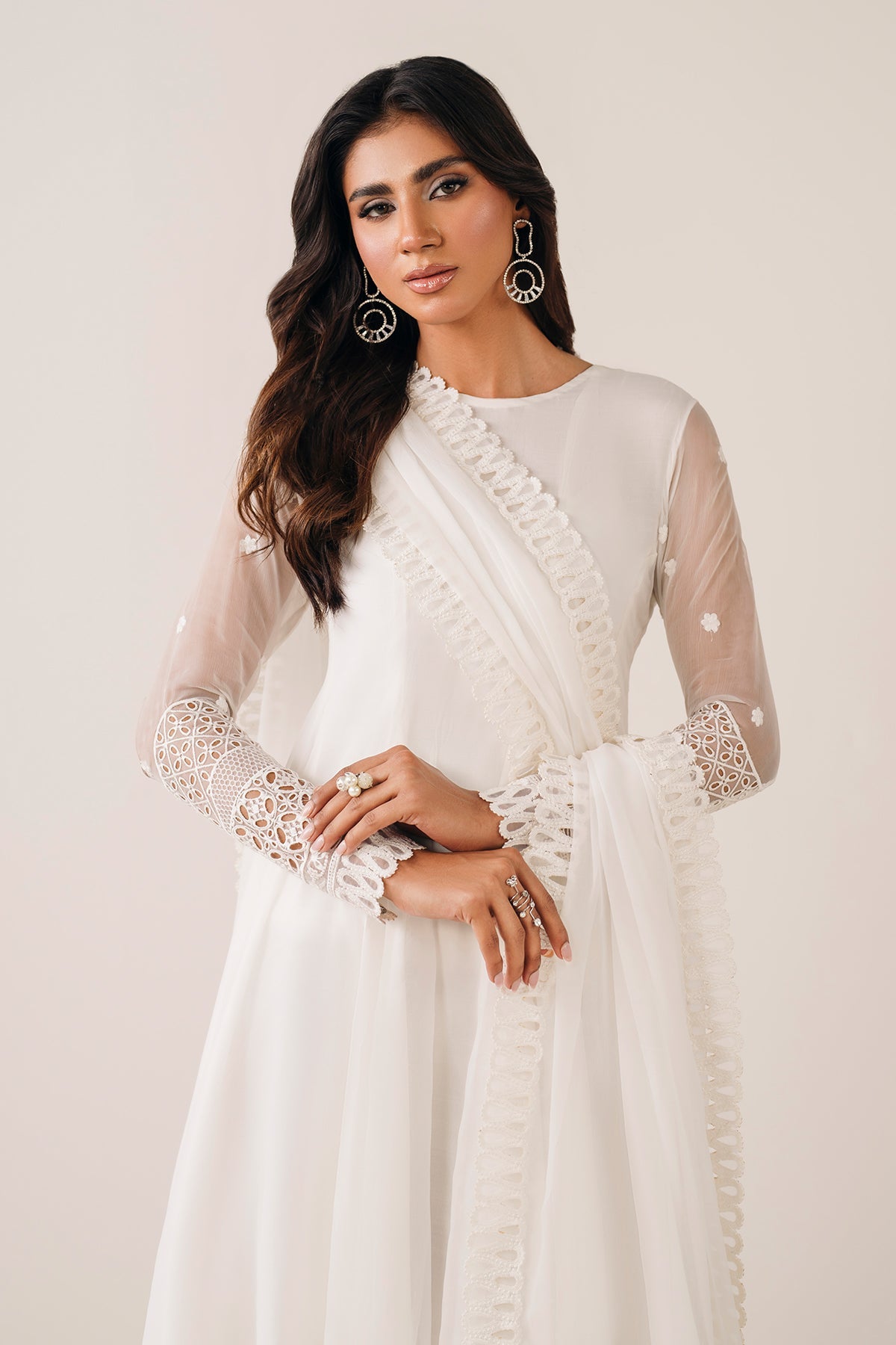 Baroque - Embroidered Chiffon Frock PR-1125