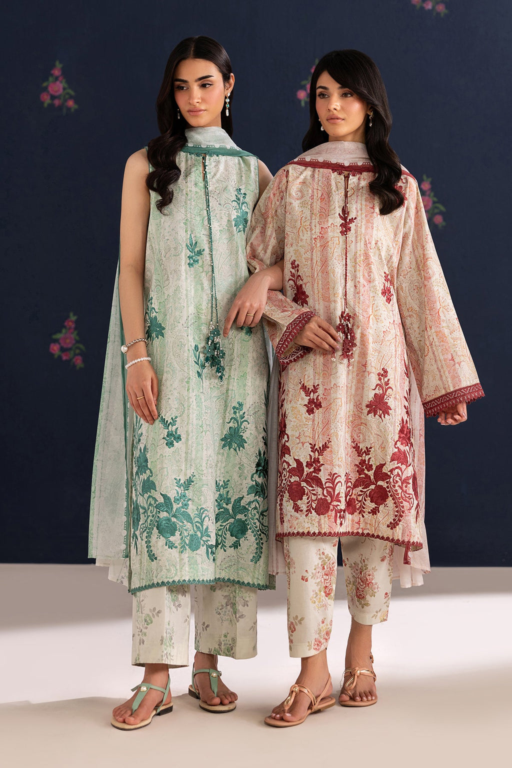 Baroque - Embroidered Lawn UF-4457