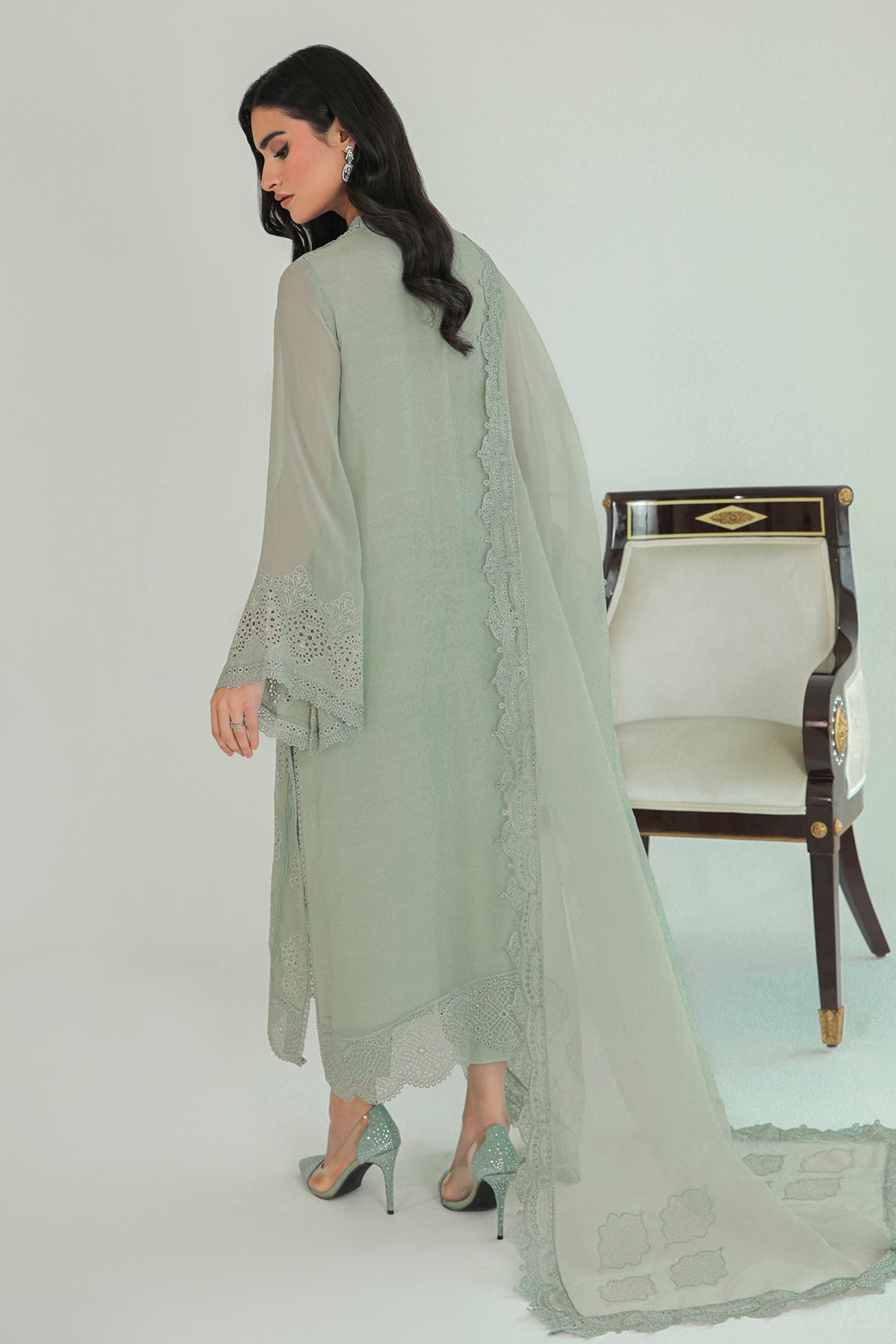 Baroque - Embroidered Chiffon SF-234