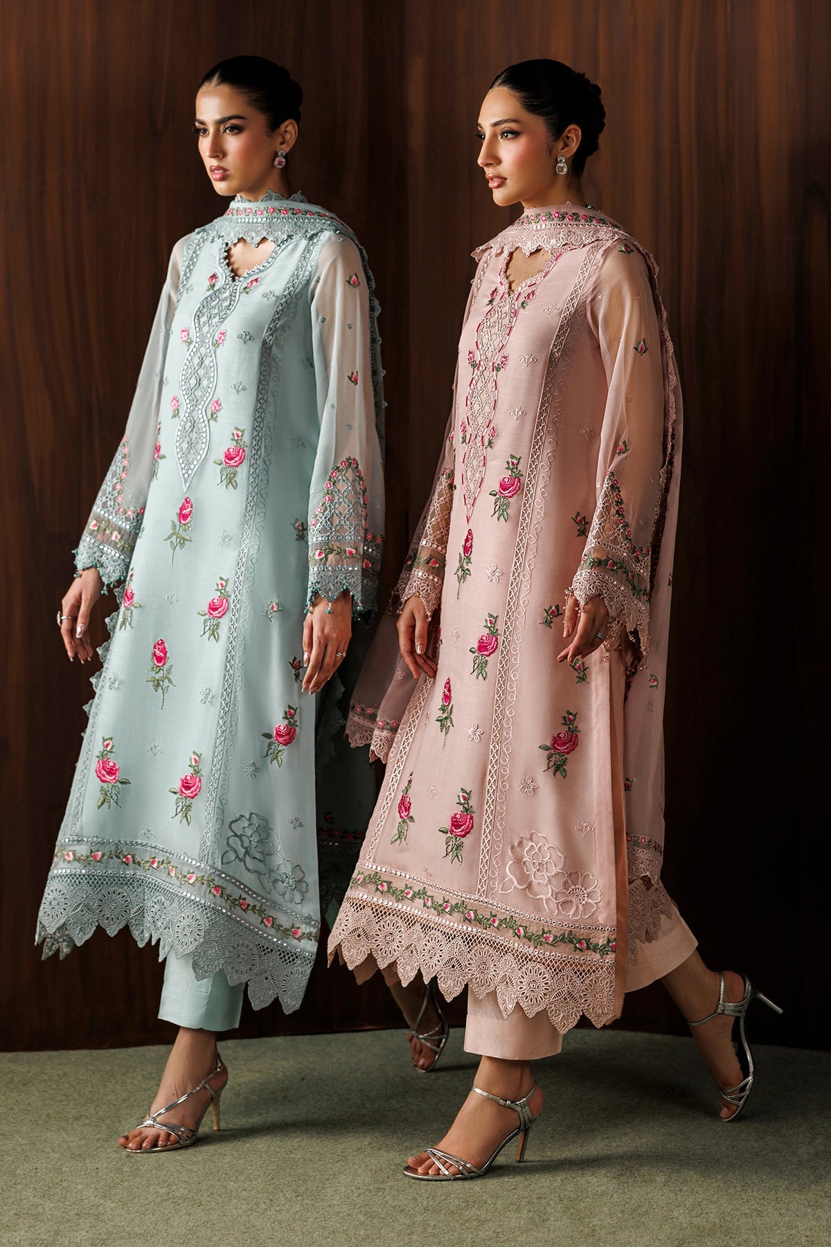 Baroque - Embroidered Chiffon UF-4439