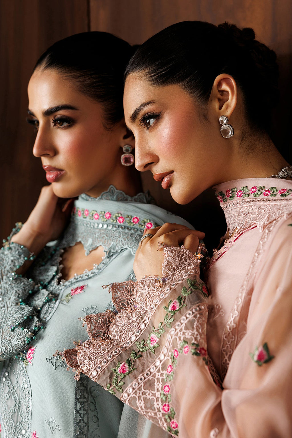 Baroque - Embroidered Chiffon UF-4439