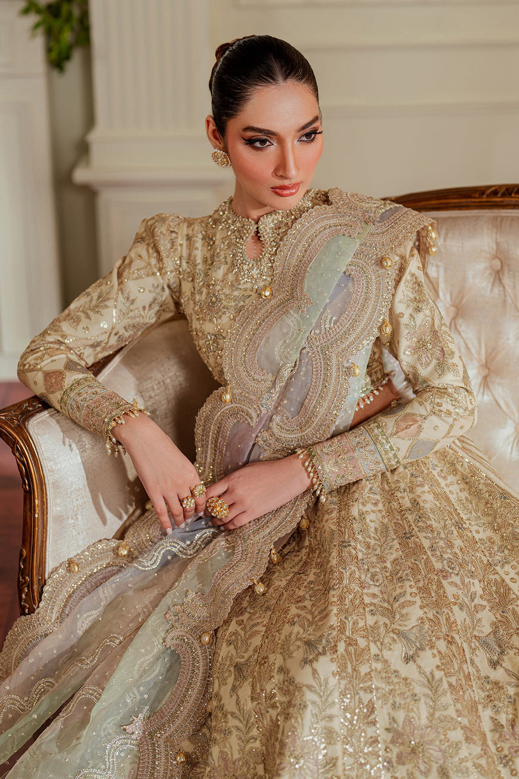 Baroque - Embroidered Net Ch13-06 Unstitched