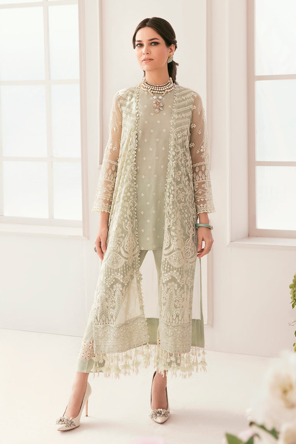 Baroque - Embroidered Chiffon Ch11-01 Unstitched