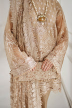 Baroque - Embroidered Chiffon Ch10-04 Stitched