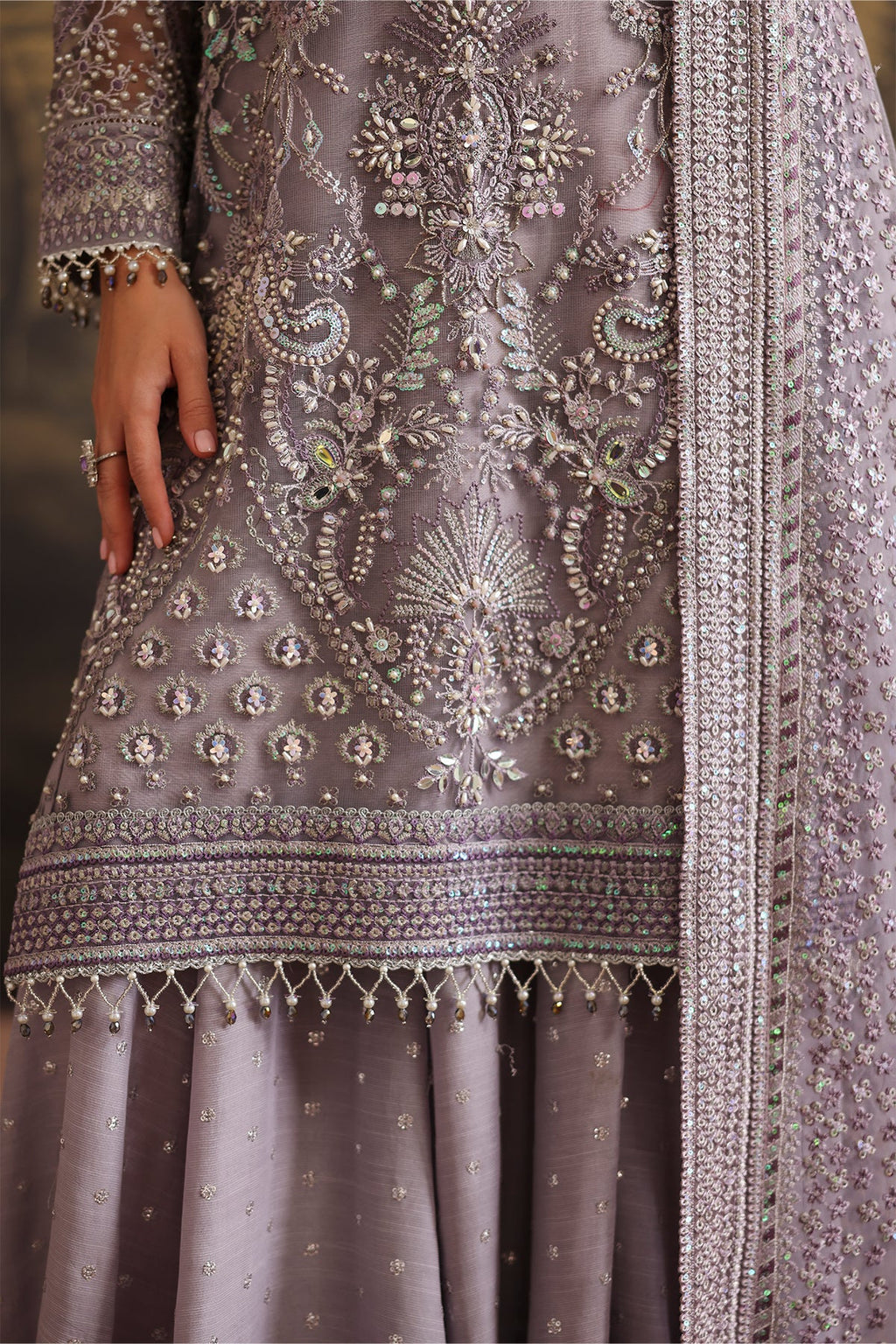 Baroque - Embroidered Net UF-4379