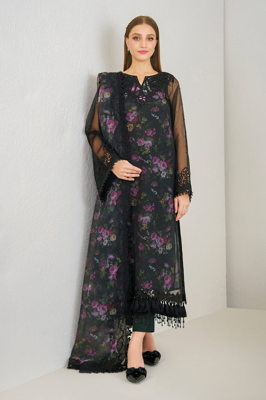 Baroque - Embroidered Organza UF-525