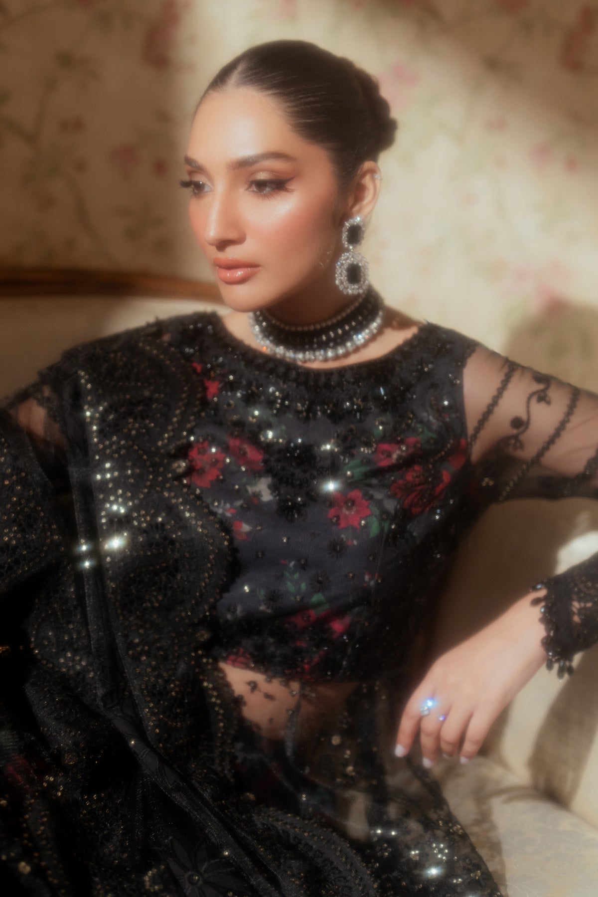 Baroque - Embroidered Net Ch13-05 Unstitched