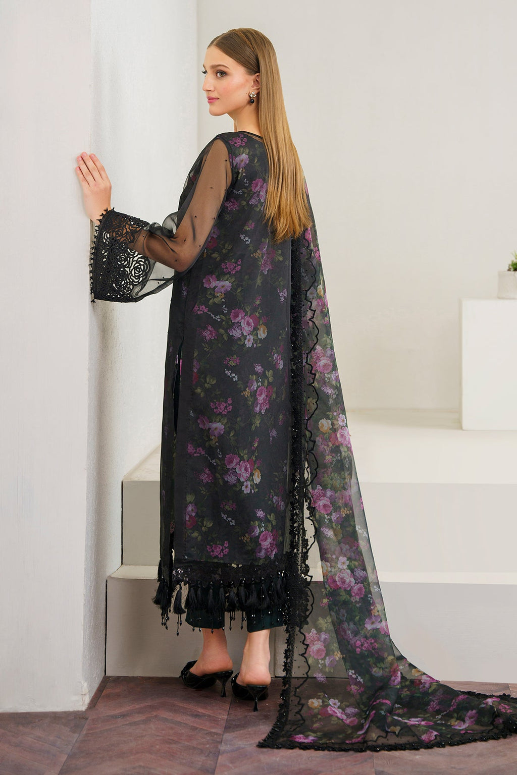 Baroque - Embroidered Organza UF-525