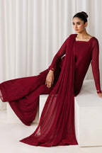 Baroque - Embroidered Chiffon En-1305