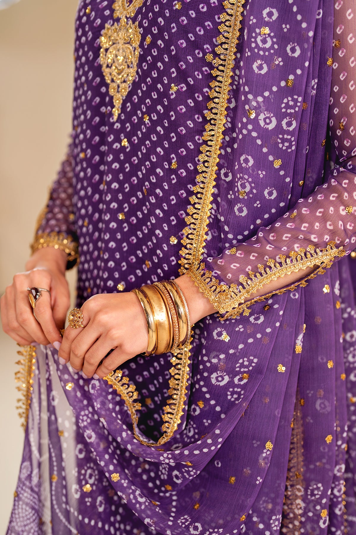 Baroque - Embroidered Chiffon UF-625