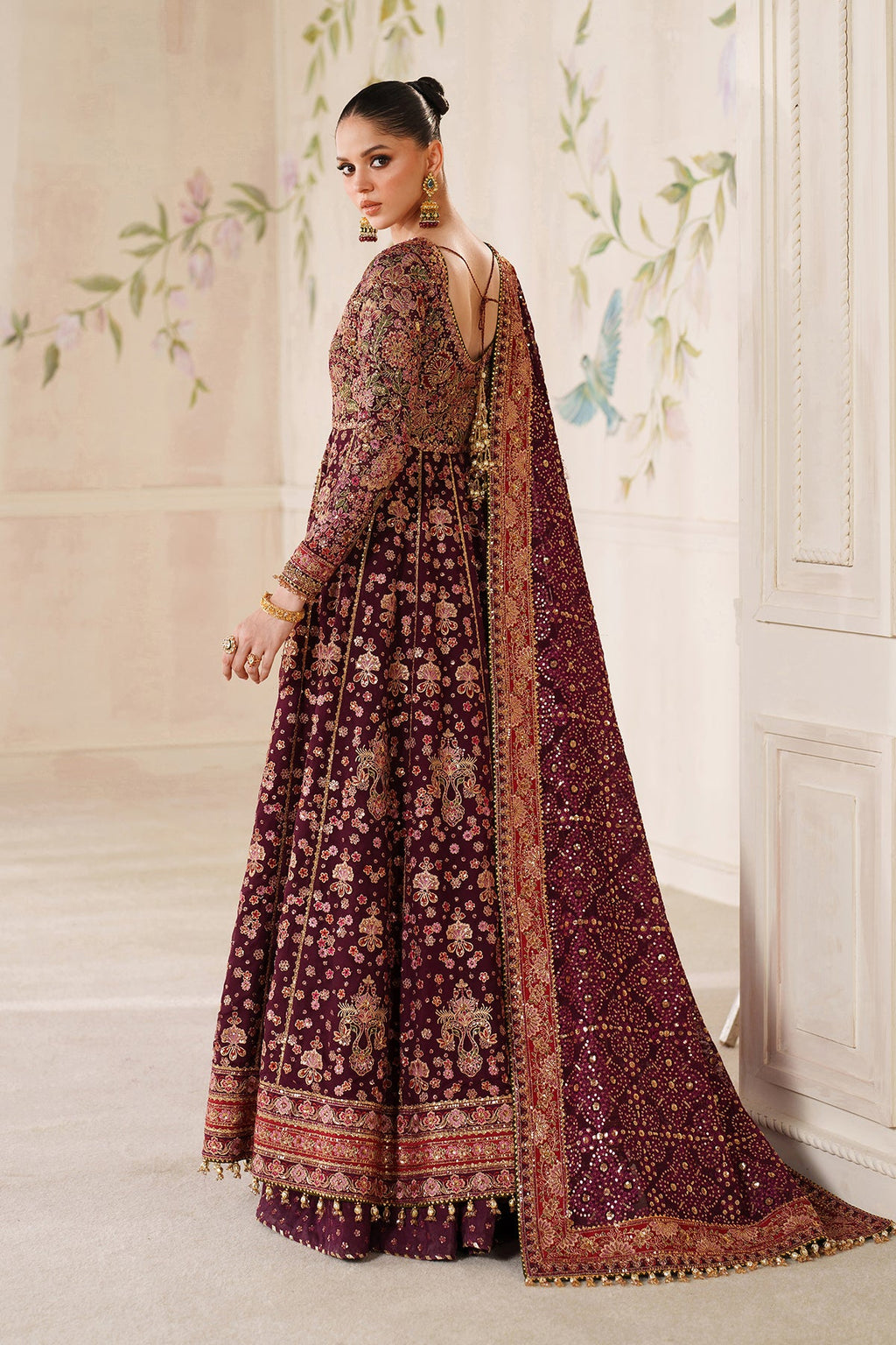 Baroque - Embroidered Chiffon Ch14-05 Stitched