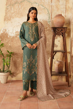 Iznik - Ipf-05 Embroidered Printed Linen
