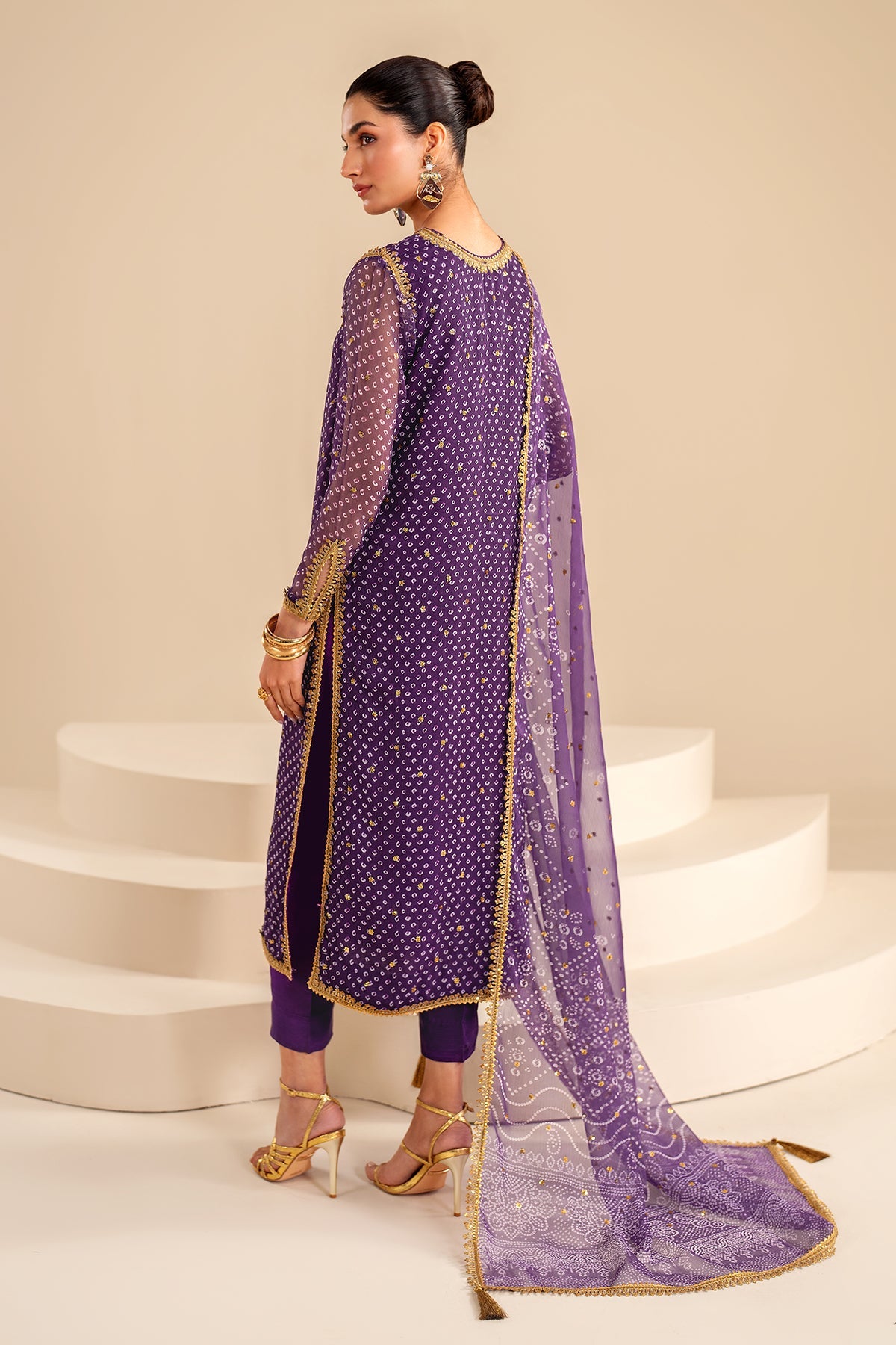 Baroque - Embroidered Chiffon UF-625