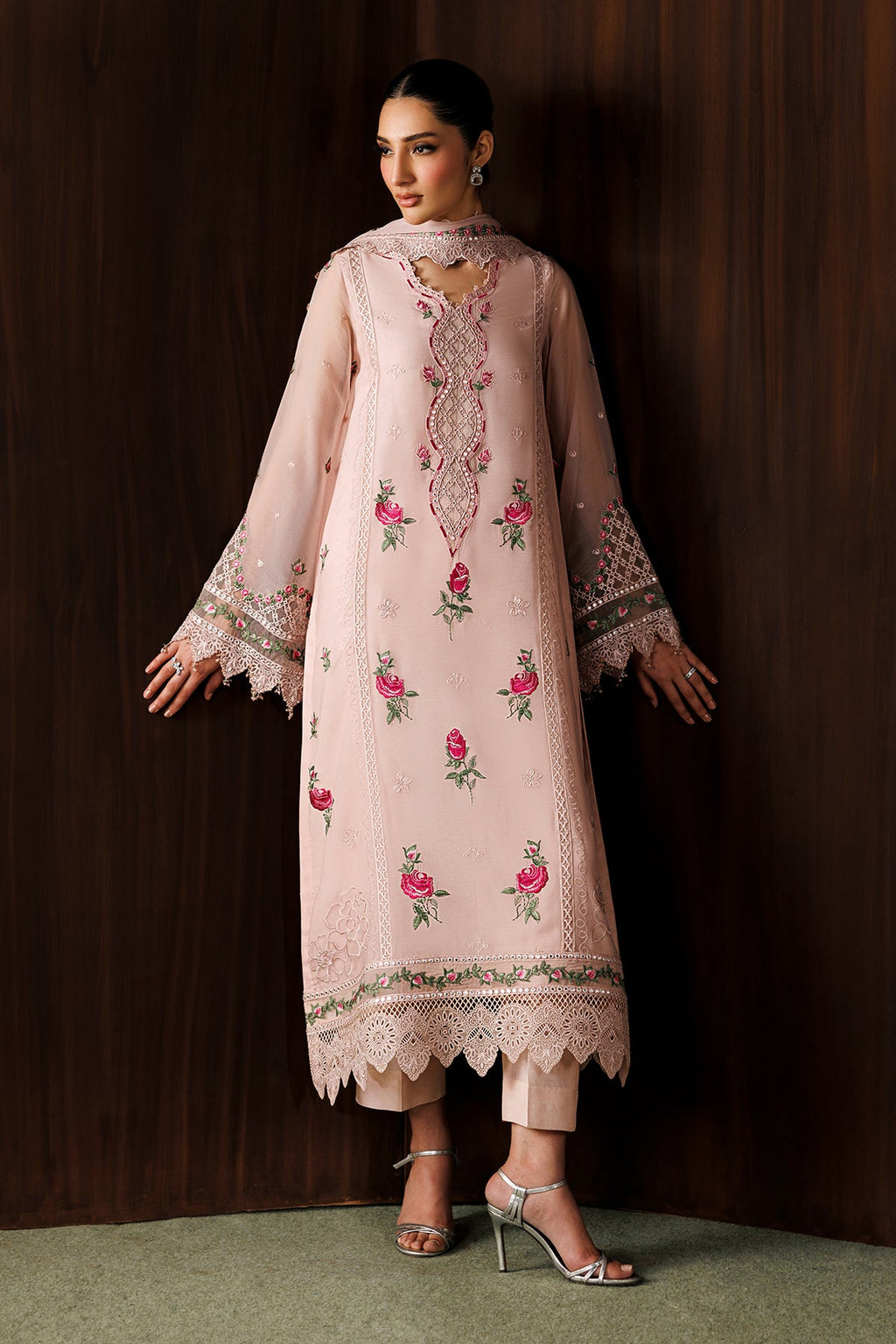 Baroque - Embroidered Chiffon UF-4439