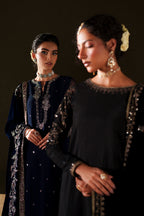 Iznik - Iv-76  Embroidered Velvet