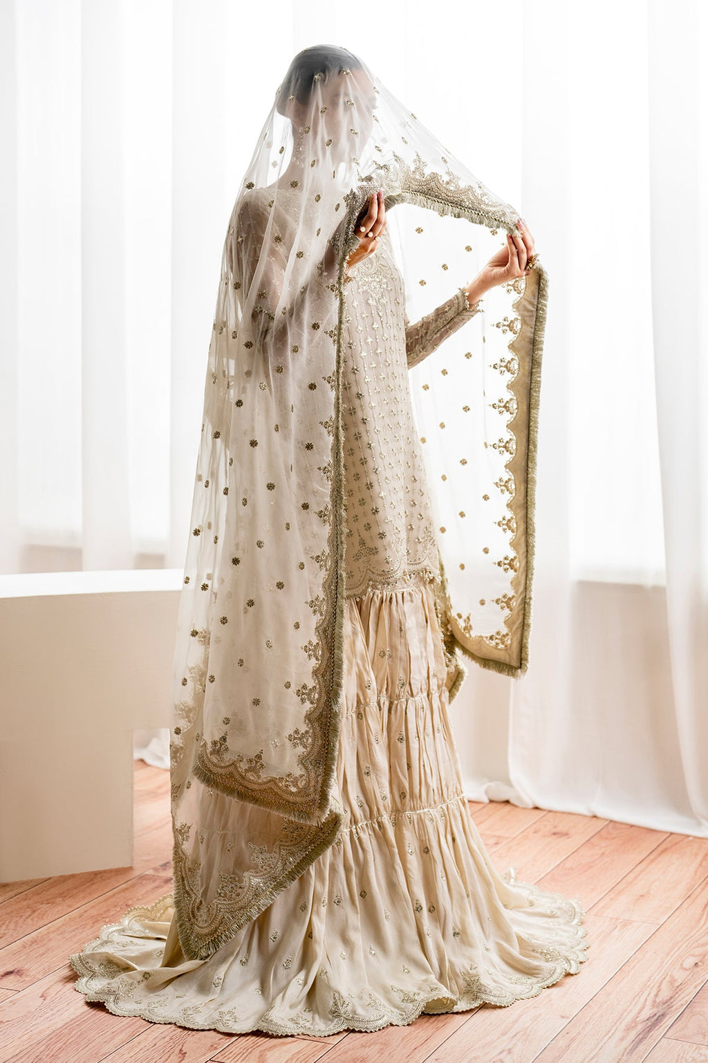 Baroque - Embroidered Chiffon UF-687