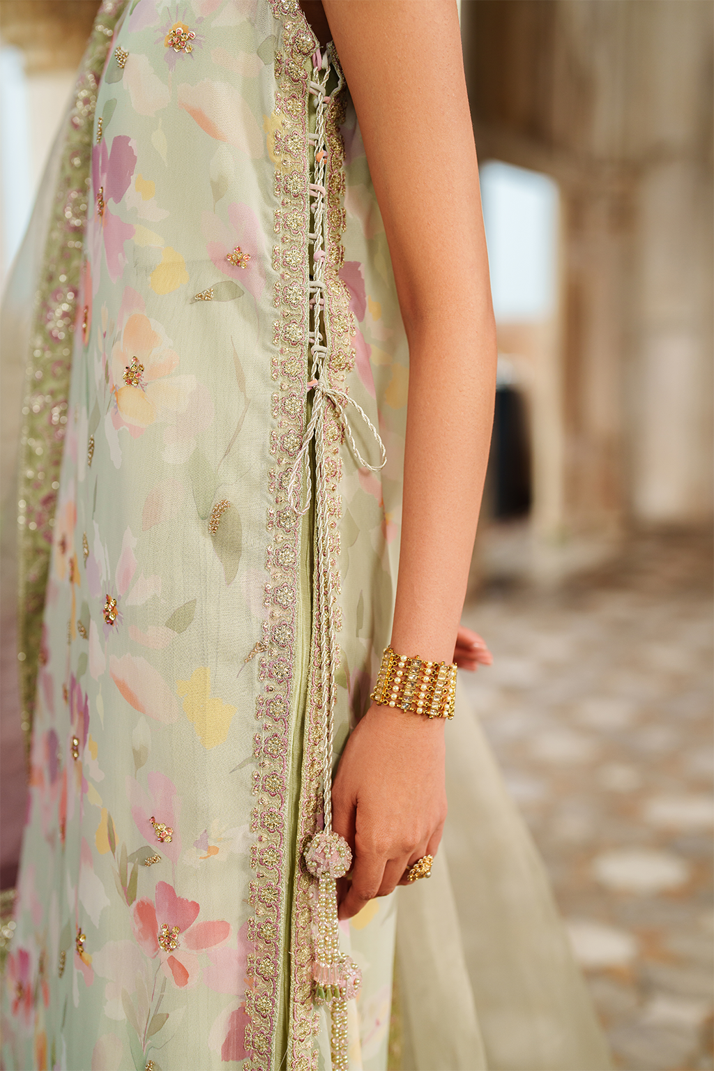 Iznik - Ue-549  Printed Chiffon