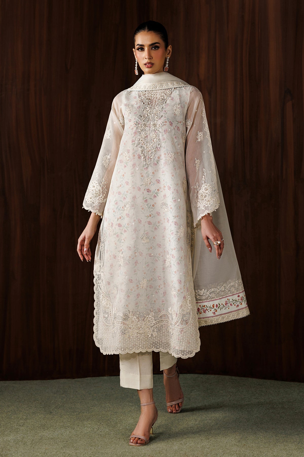 Baroque - Embroidered Cotton Net UF-4440