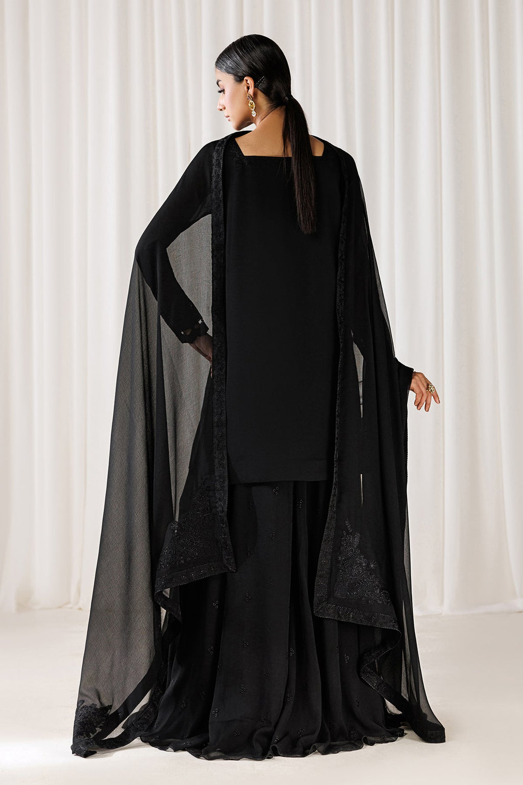 Baroque - Plain Chiffon Dupatta-108