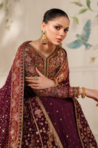 Baroque - Embroidered Chiffon Ch14-05 Stitched