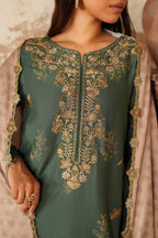 Iznik - Ipf-05 Embroidered Printed Linen