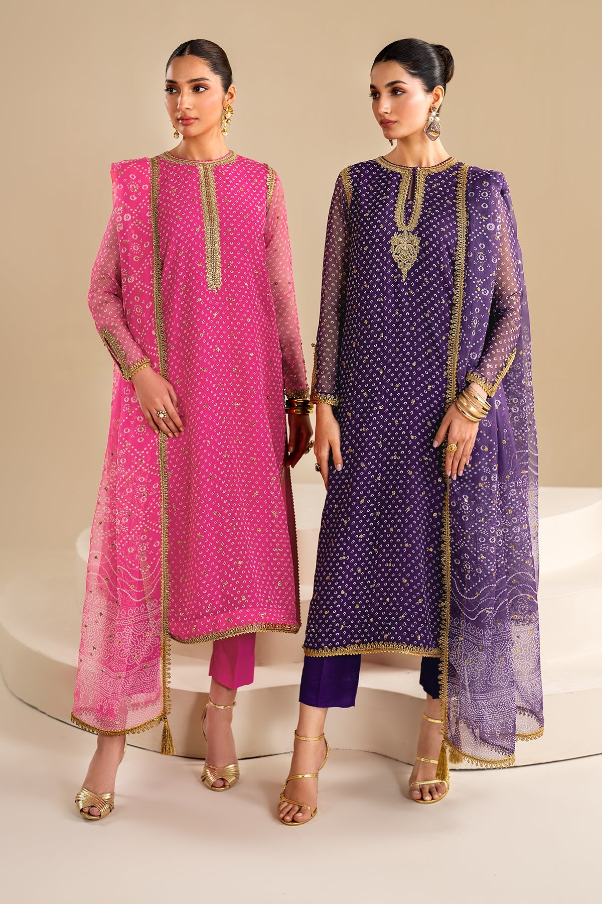 Baroque - Embroidered Chiffon UF-626