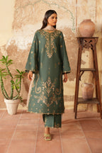Iznik - Ipf-05 Embroidered Printed Linen