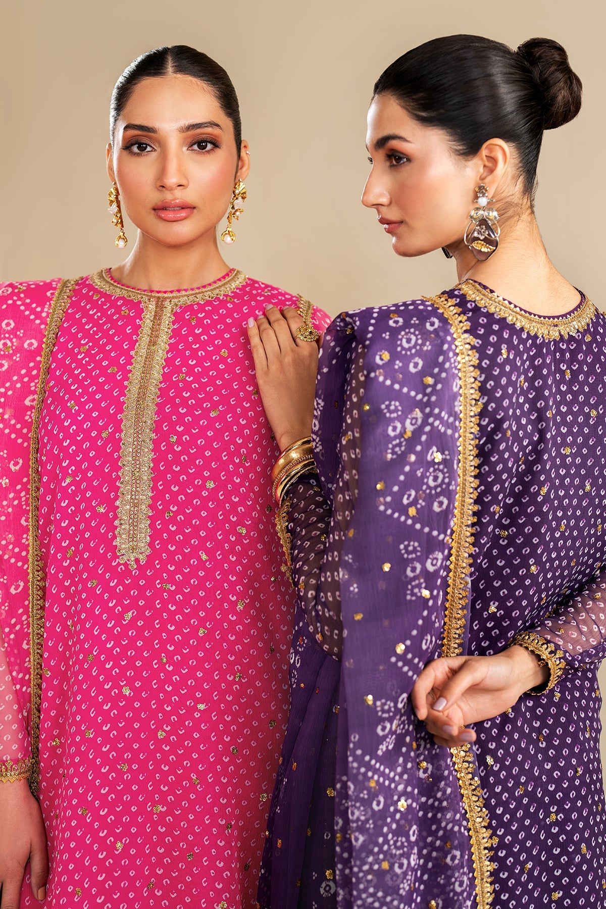Baroque - Embroidered Chiffon UF-626