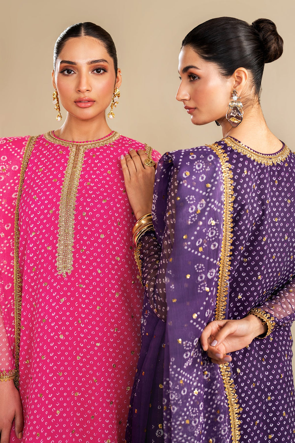 Baroque - Embroidered Chiffon UF-625