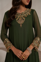 Iznik - Ue-416 Embroidered Chiffon