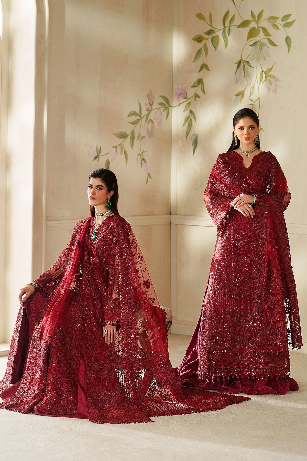 Baroque - Embroidered Net Ch14-01 Unstitched