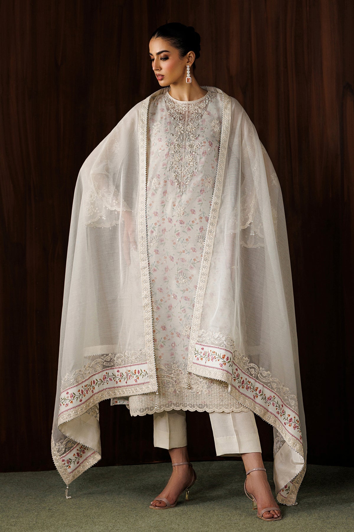 Baroque - Embroidered Cotton Net SF-4440