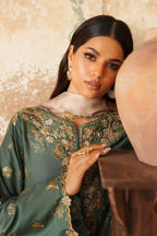 Iznik - Ipf-05 Embroidered Printed Linen