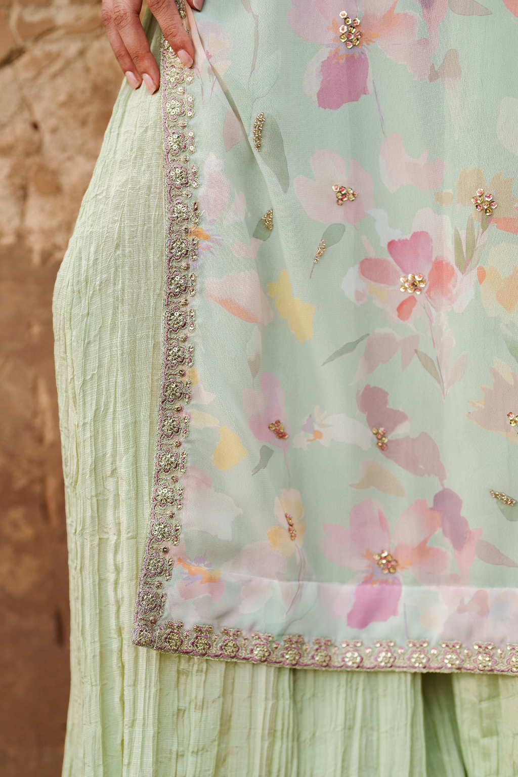 Iznik - Ue-549  Printed Chiffon